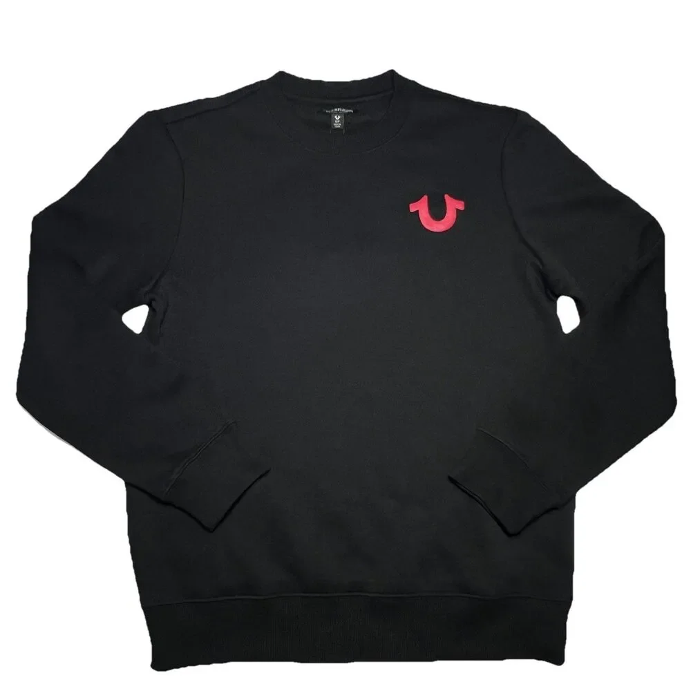 TRUE RELIGION Oversized Budda Pullover Sweatshirt Mens Size Small 71043 Read Des
